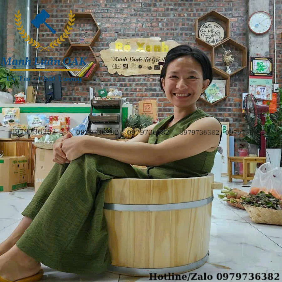 Bán chậu gỗ ngâm mông cao cấp giá tại xưởng