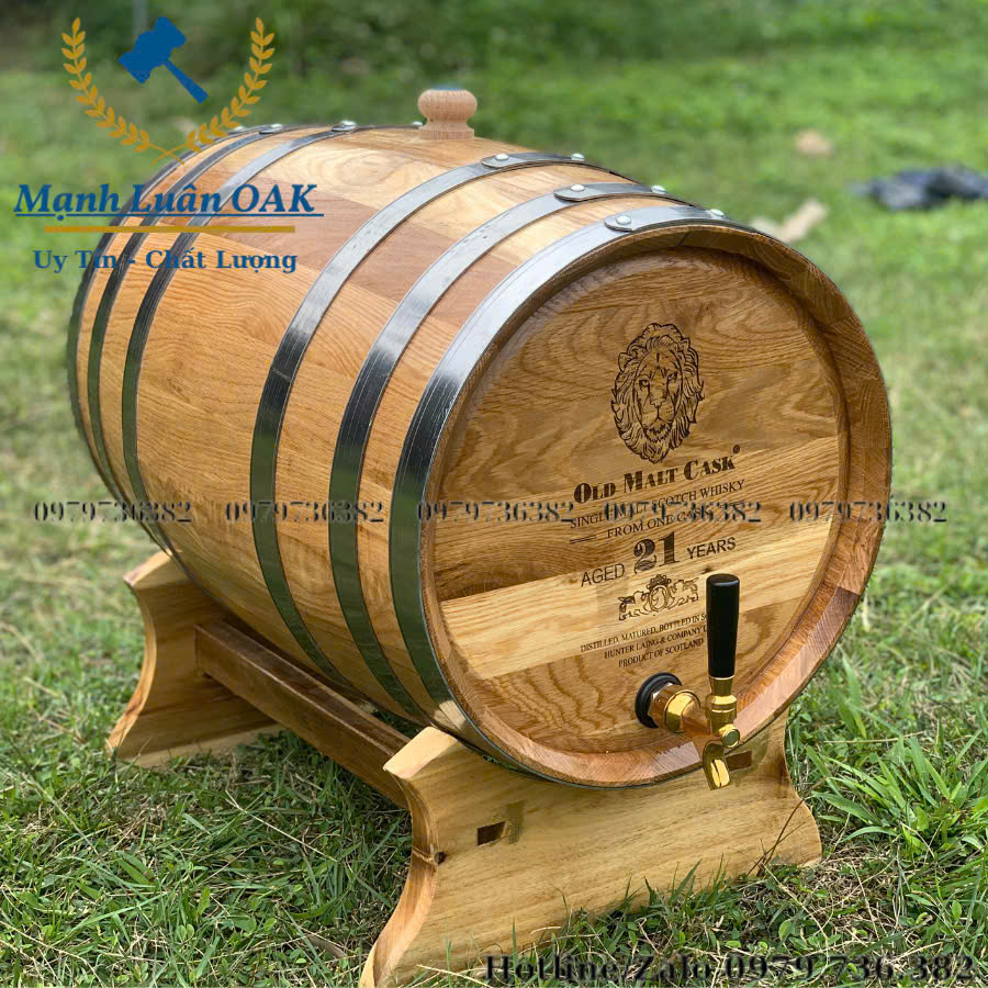 Bình rượu gỗ sồi 50l