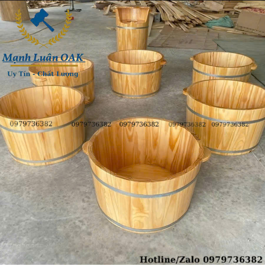 Chậu gỗ ngâm mông giá rẻ