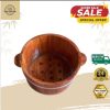 Chậu ngâm chân gỗ màu giả cổ