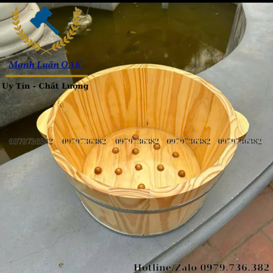 Mẫu chậu gỗ ngâm chân giá rẻ tốt nhất tại cơ sở