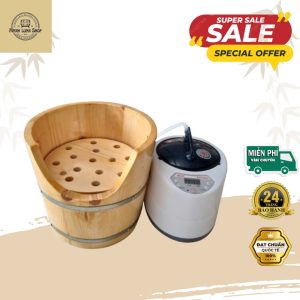 Thùng gỗ xông đầu dưỡng sinh