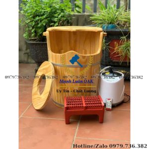 Thùng xông chân kết hợp xông vùng kín