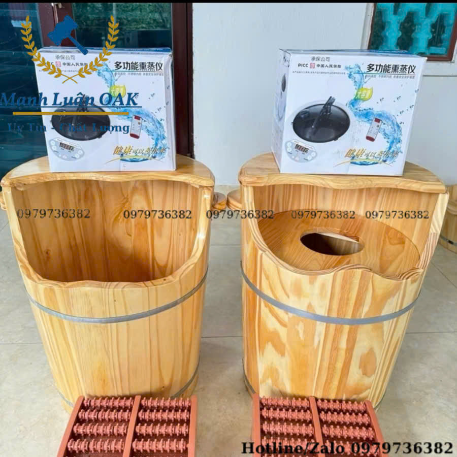 Thùng xông hơi gỗ cao cấp